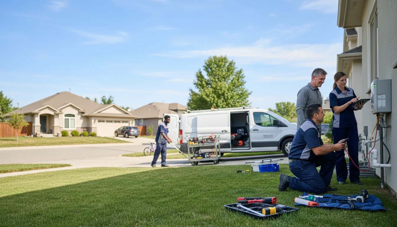 Tankless water heater service in Oslo, MN
